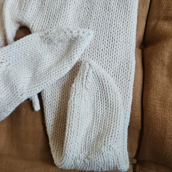 Illoura The Label Kids Pink Chunky Knit Footed Leggings - Picture 3 of 5